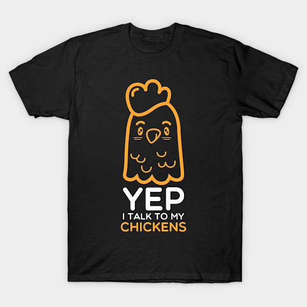 Funny Chicken T-Shirt by Shiva121